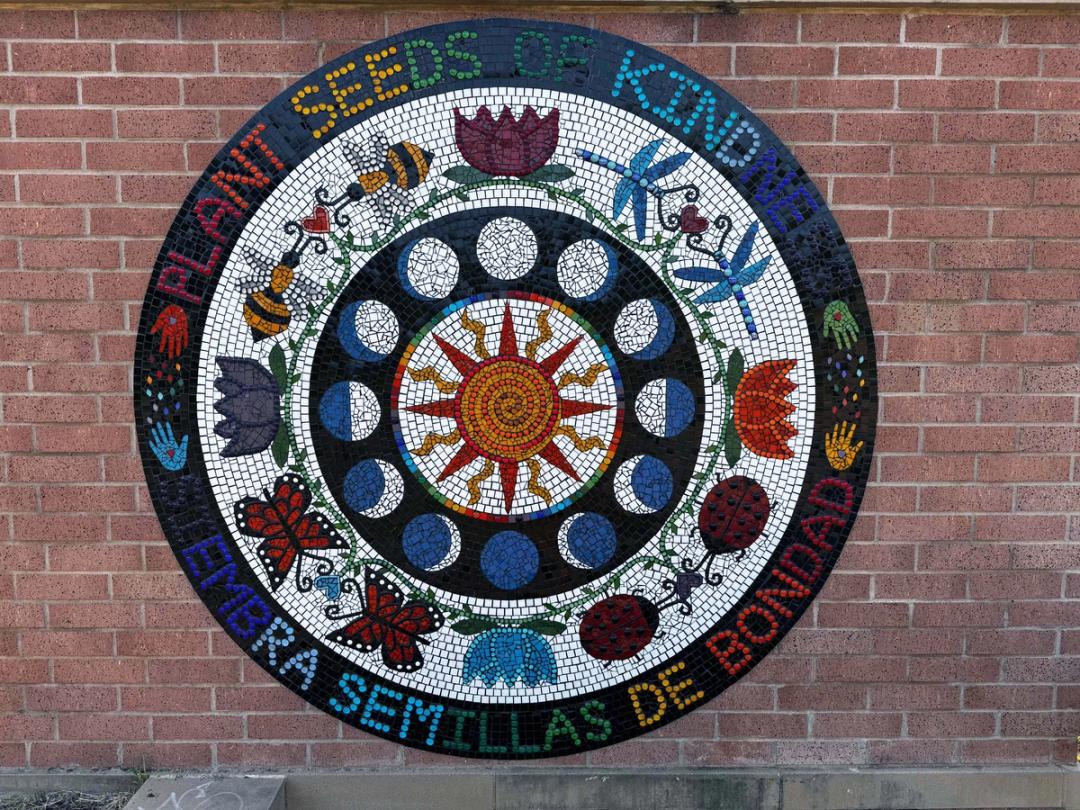 Mosaic mural