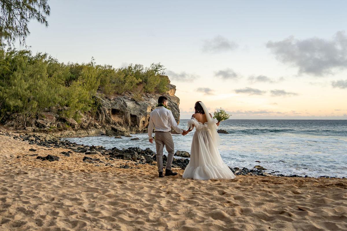 Coastal ceremony view on Kauaʻi