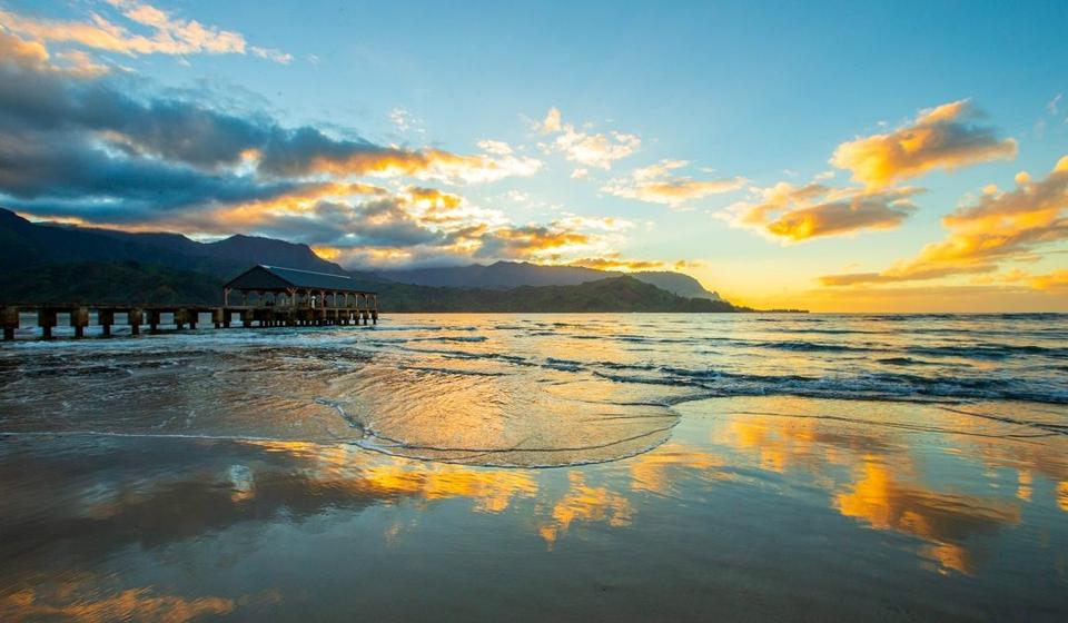 Hanalei Bay wedding location