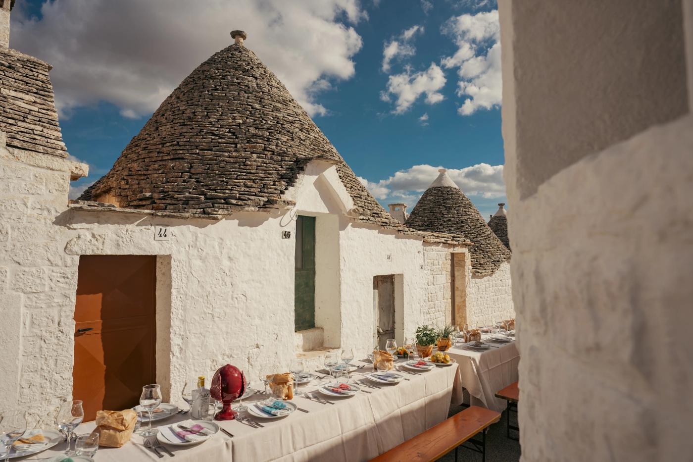 A Table Among
the Trulli