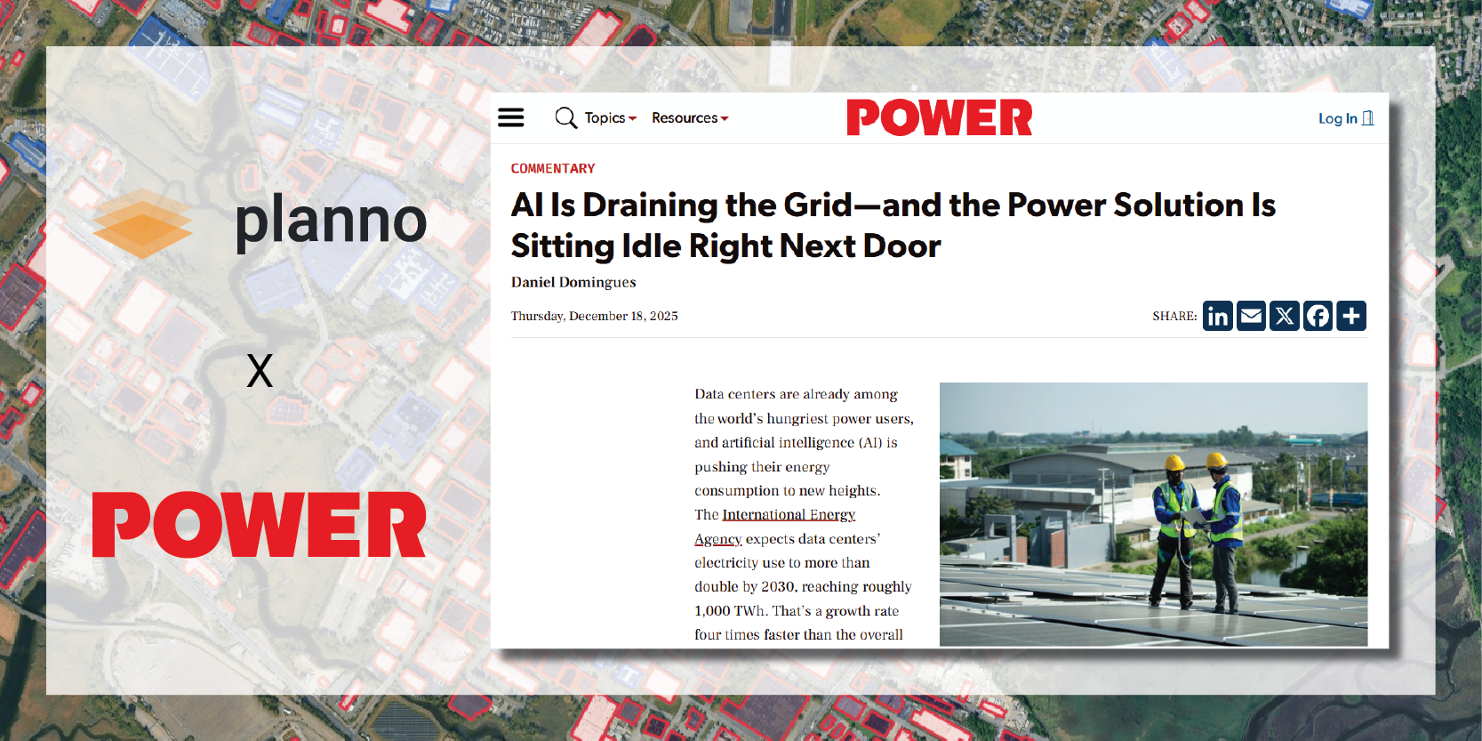 Planno Founder Publishes Op-Ed in POWER Magazine on AI, Data Centers, and Rooftop Solar