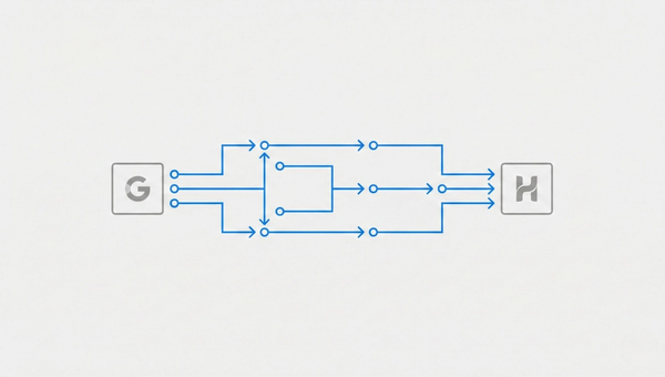 GoHighLevel vs HubSpot comparison visualization showing two platforms side by side