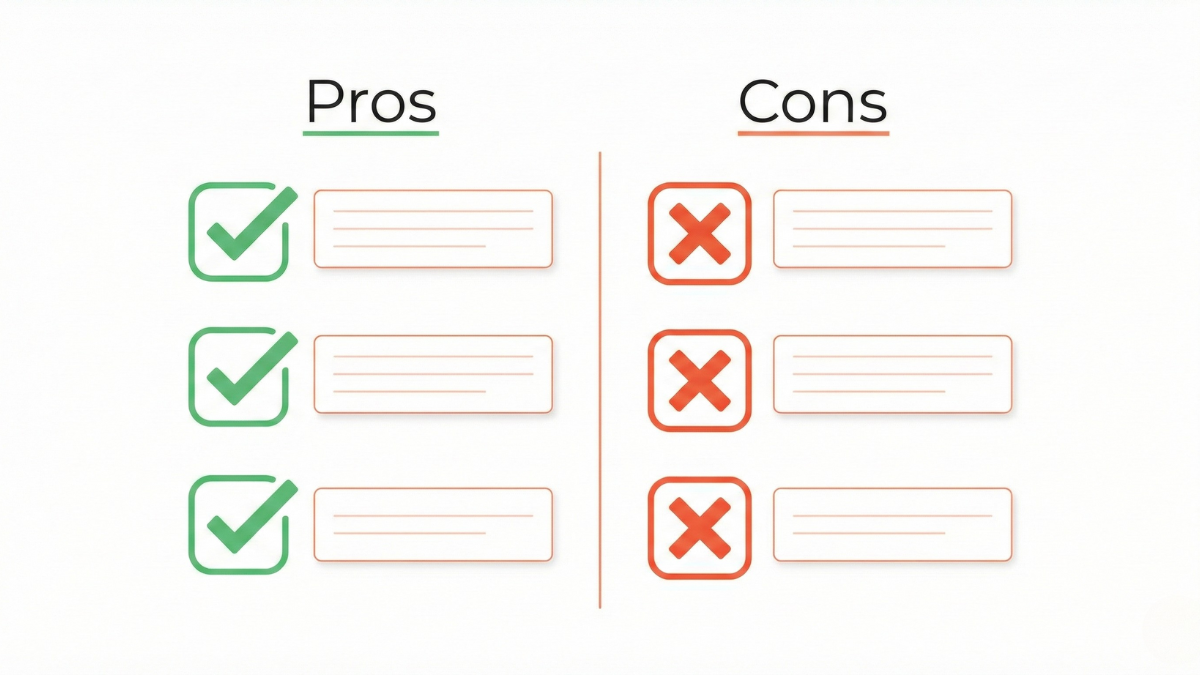 GoHighLevel pros and cons comparison visual for service businesses GoHighLevel pros and cons comparison visual for service businesses