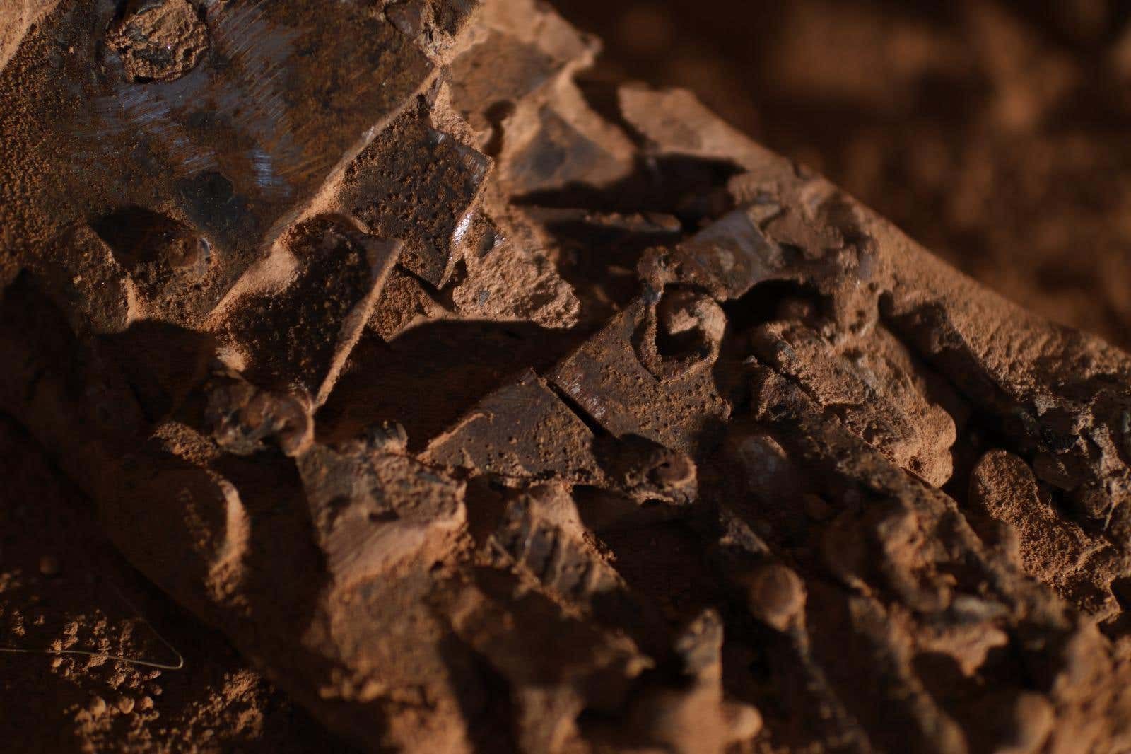 Untitled (Clay and Welding), clay and welded metal, 2025 — view 3