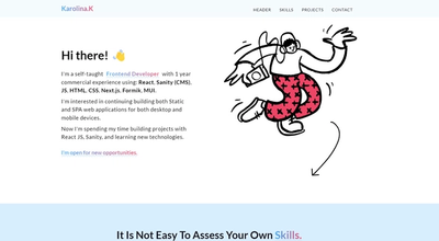 Static React Landing page with CMS (Sanity) - My Portfolio