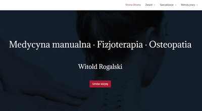  Fizjomaker - Website for physiotherapist.