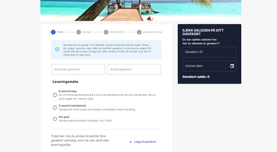  Web Application - Gift Card Configurator