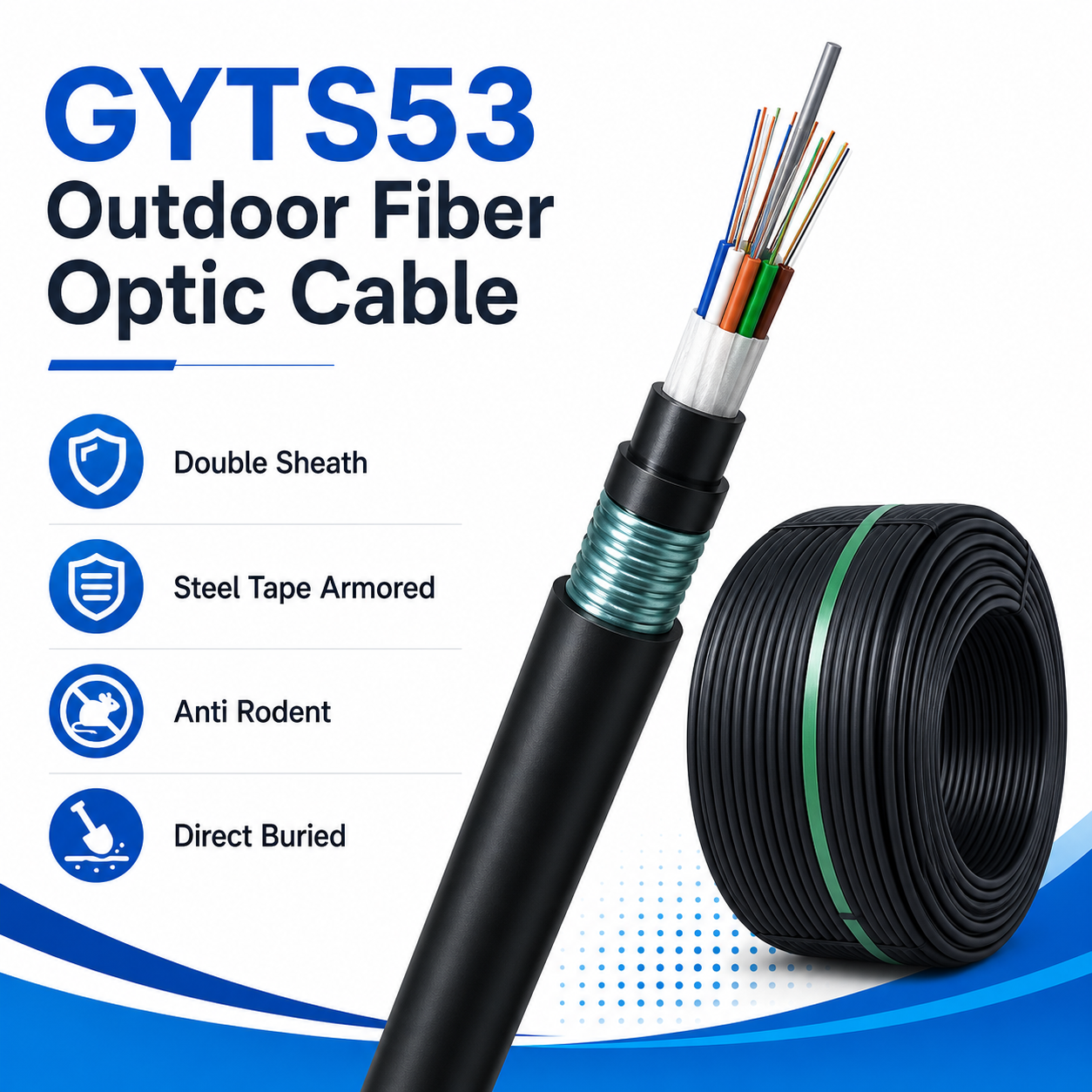GYTS53 Armored Anti-Rodent Cable