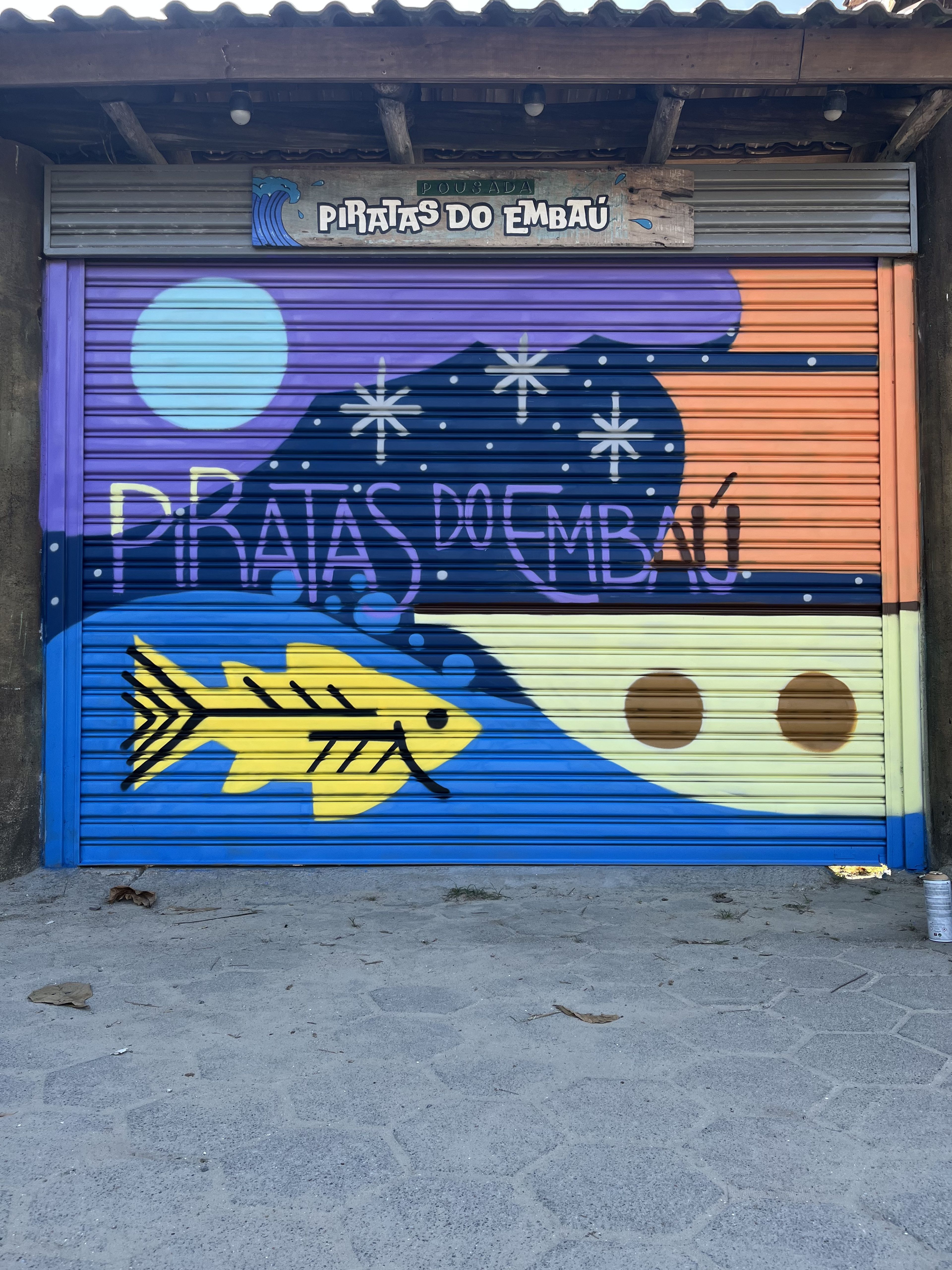 Mural Graffiti Piratas — mural por Oberdam Eltz