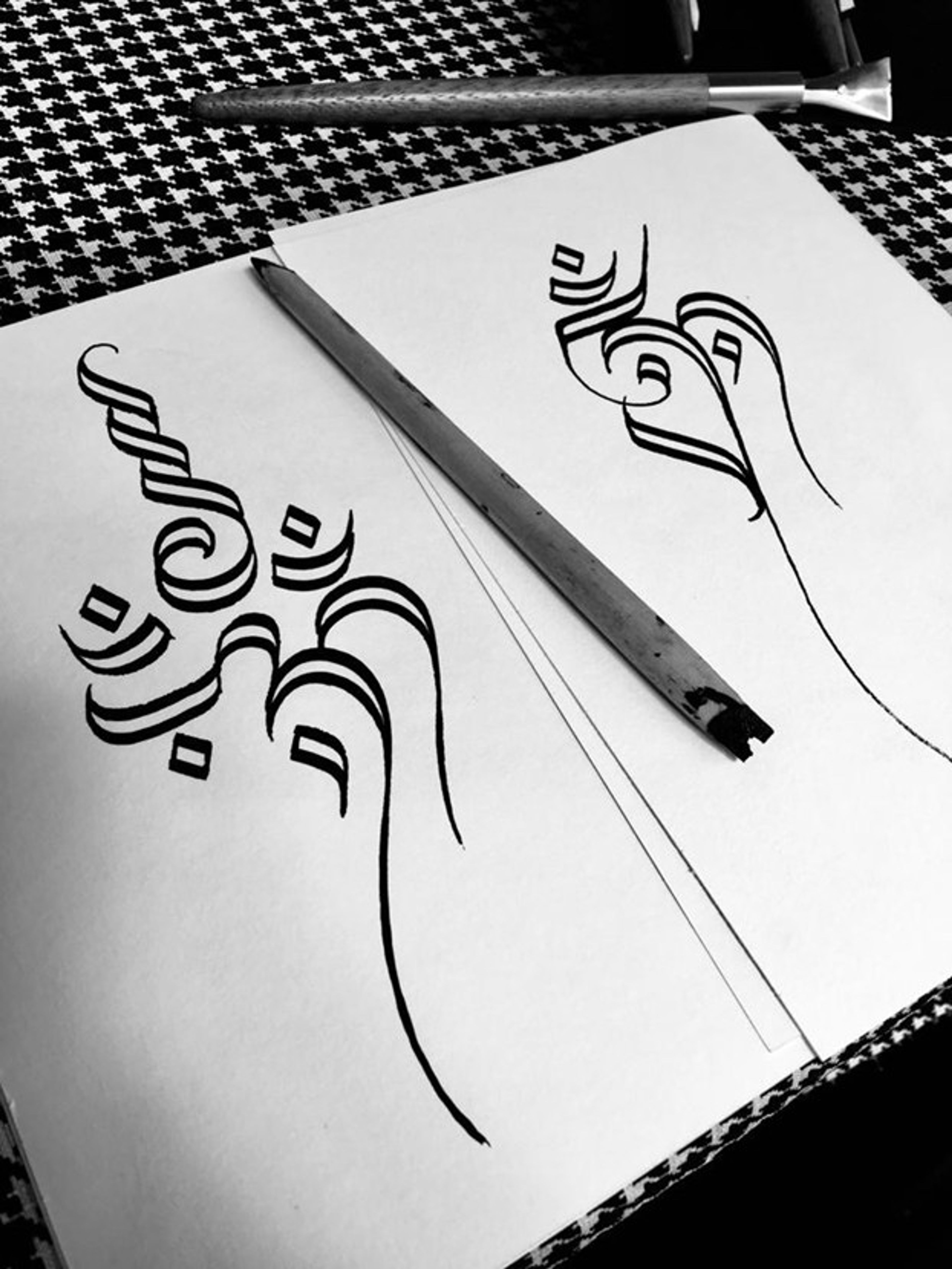 Lettering no Caderno — lettering por Oberdam Eltz