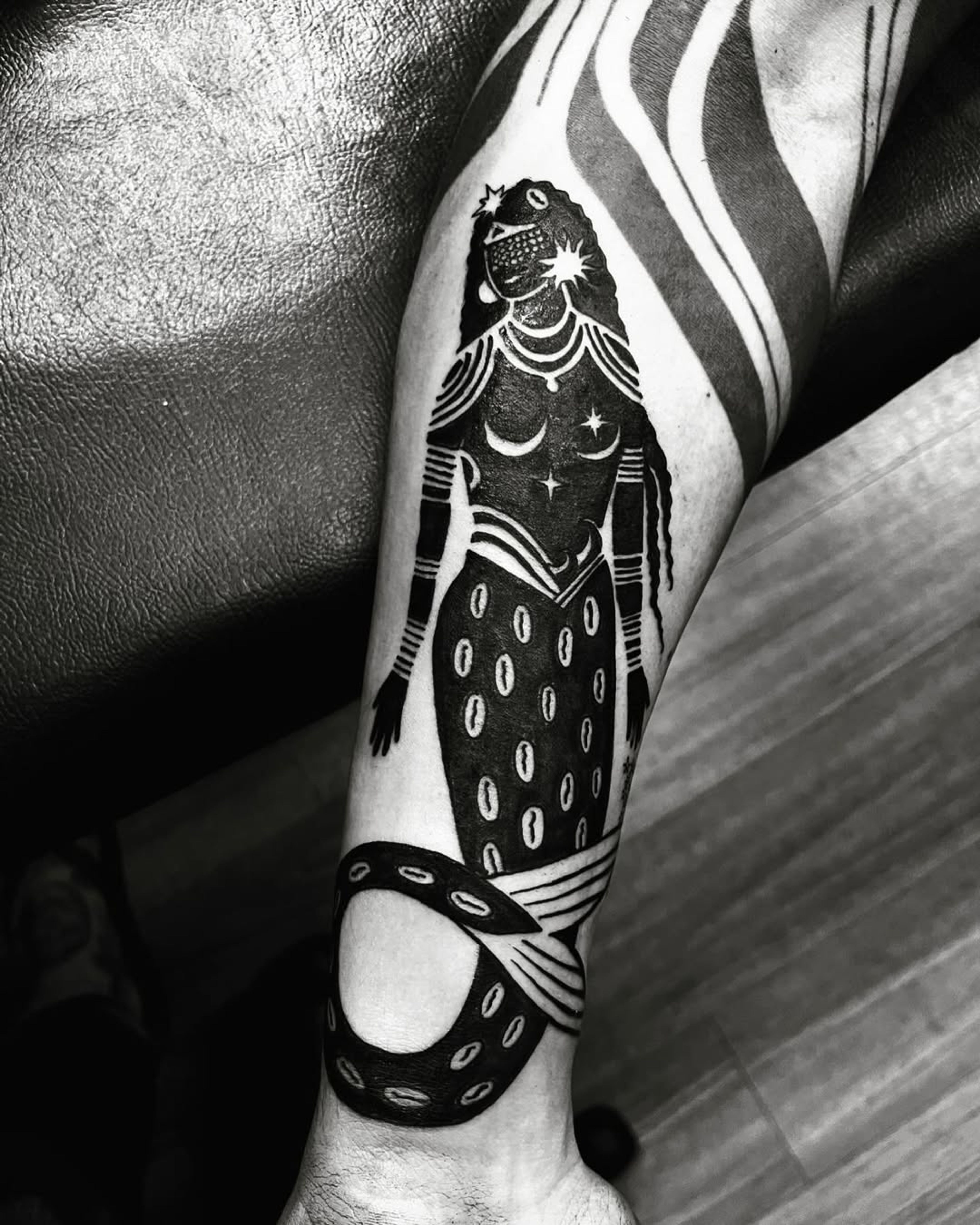 Tatuagem Sereia Black — tatuagem por Oberdam Eltz