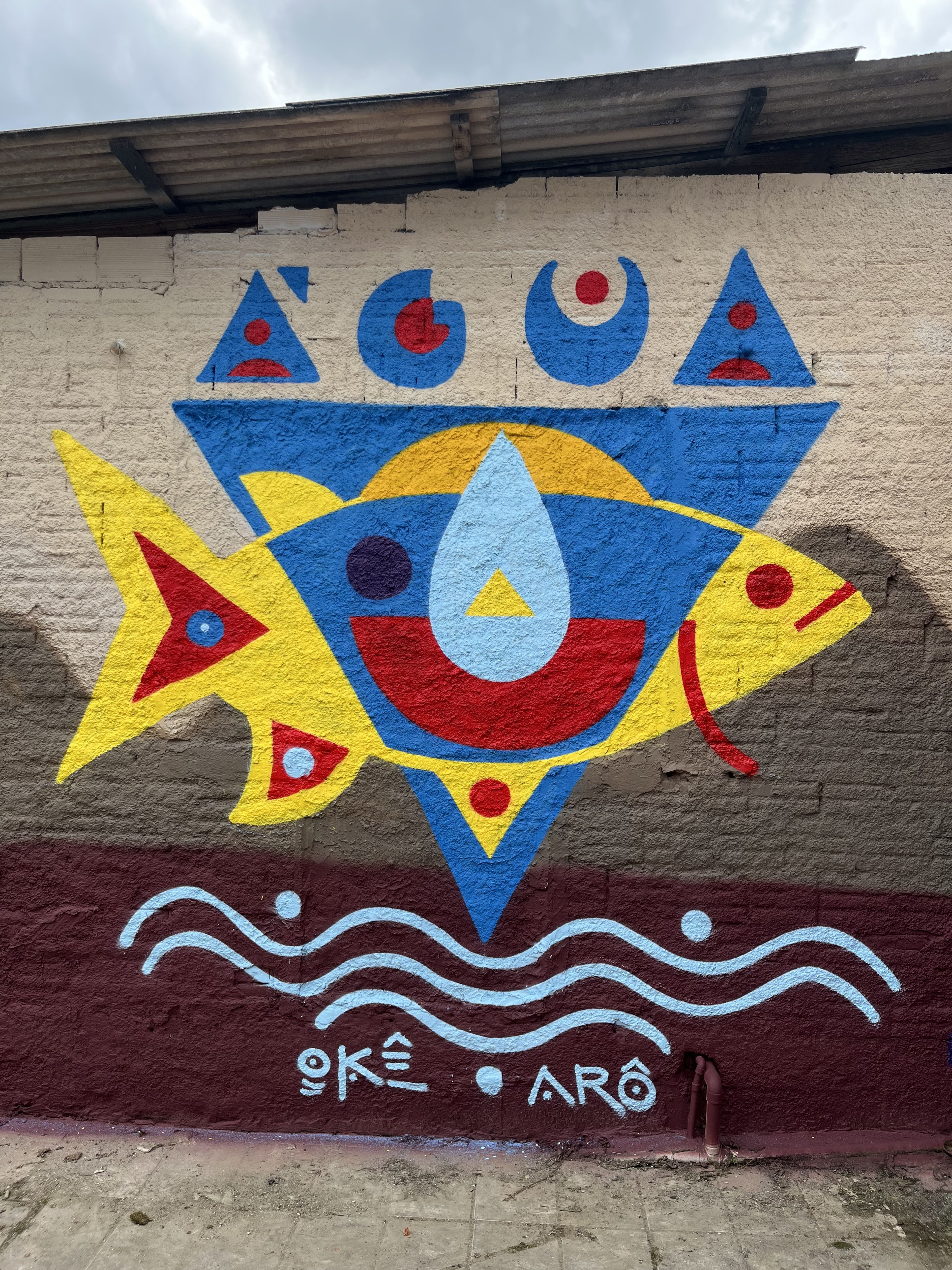 Mural Colorido Peixe — mural por Oberdam Eltz