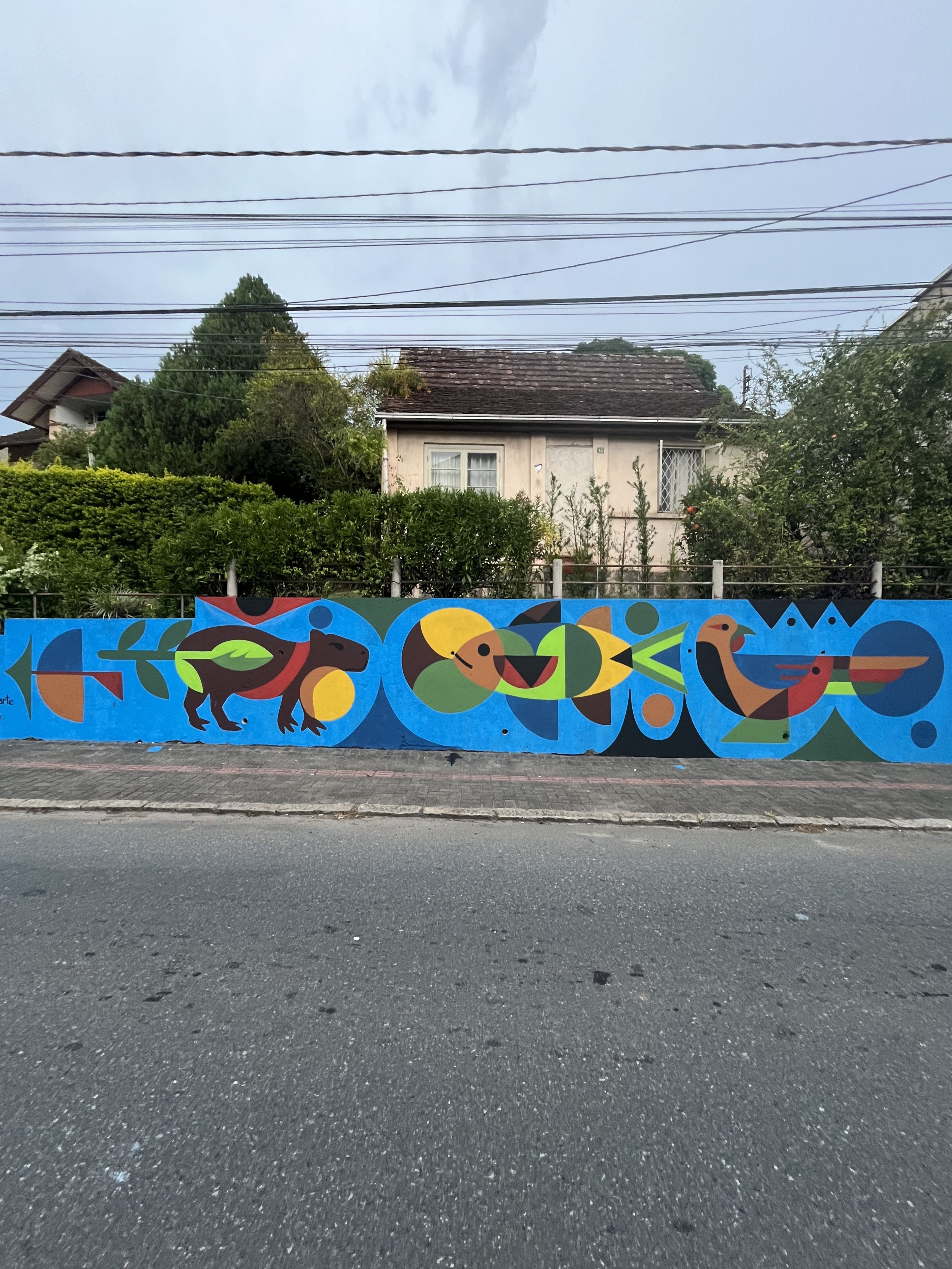 Mural Animais Coloridos — mural por Oberdam Eltz