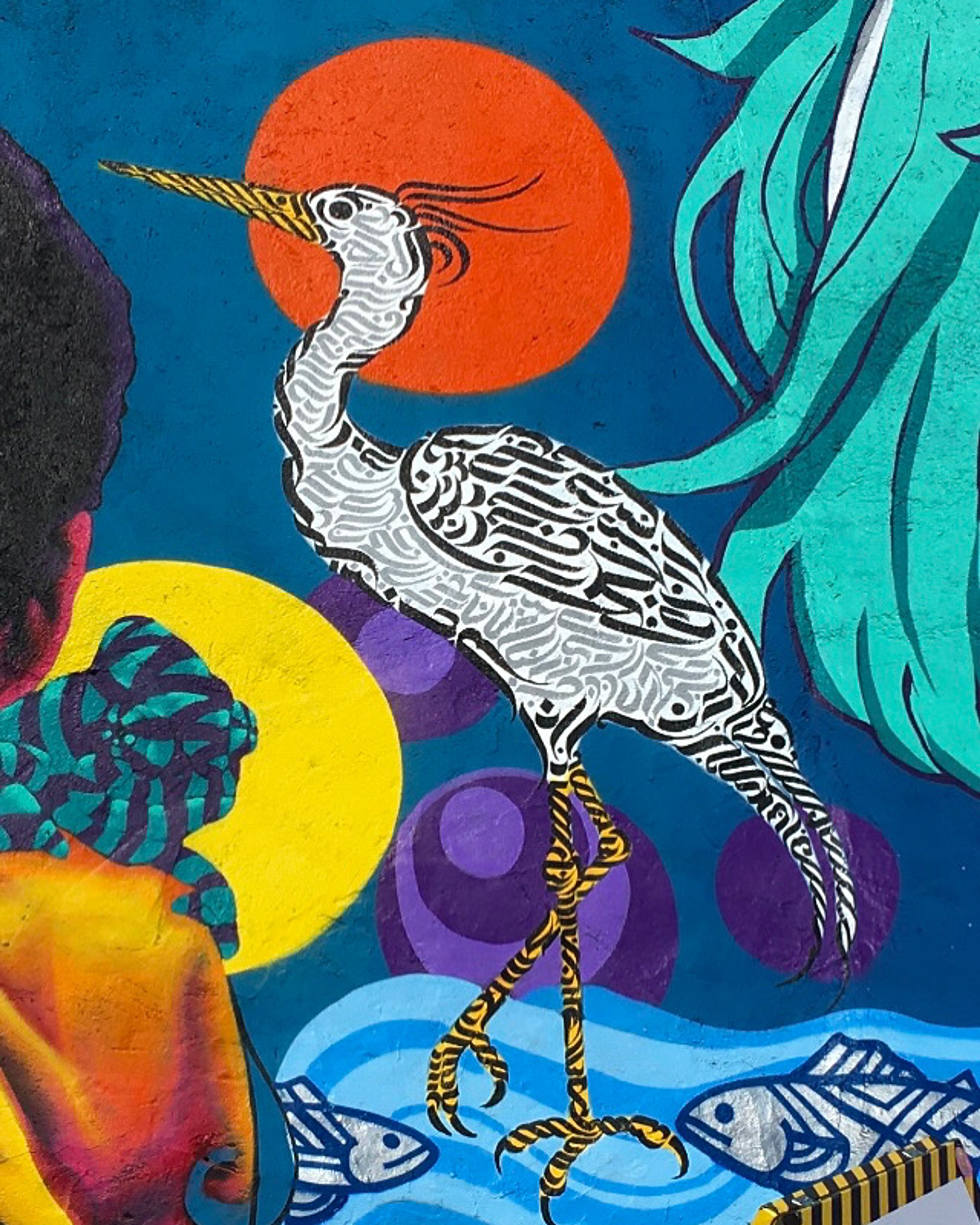 Mural Pássaro — mural por Oberdam Eltz