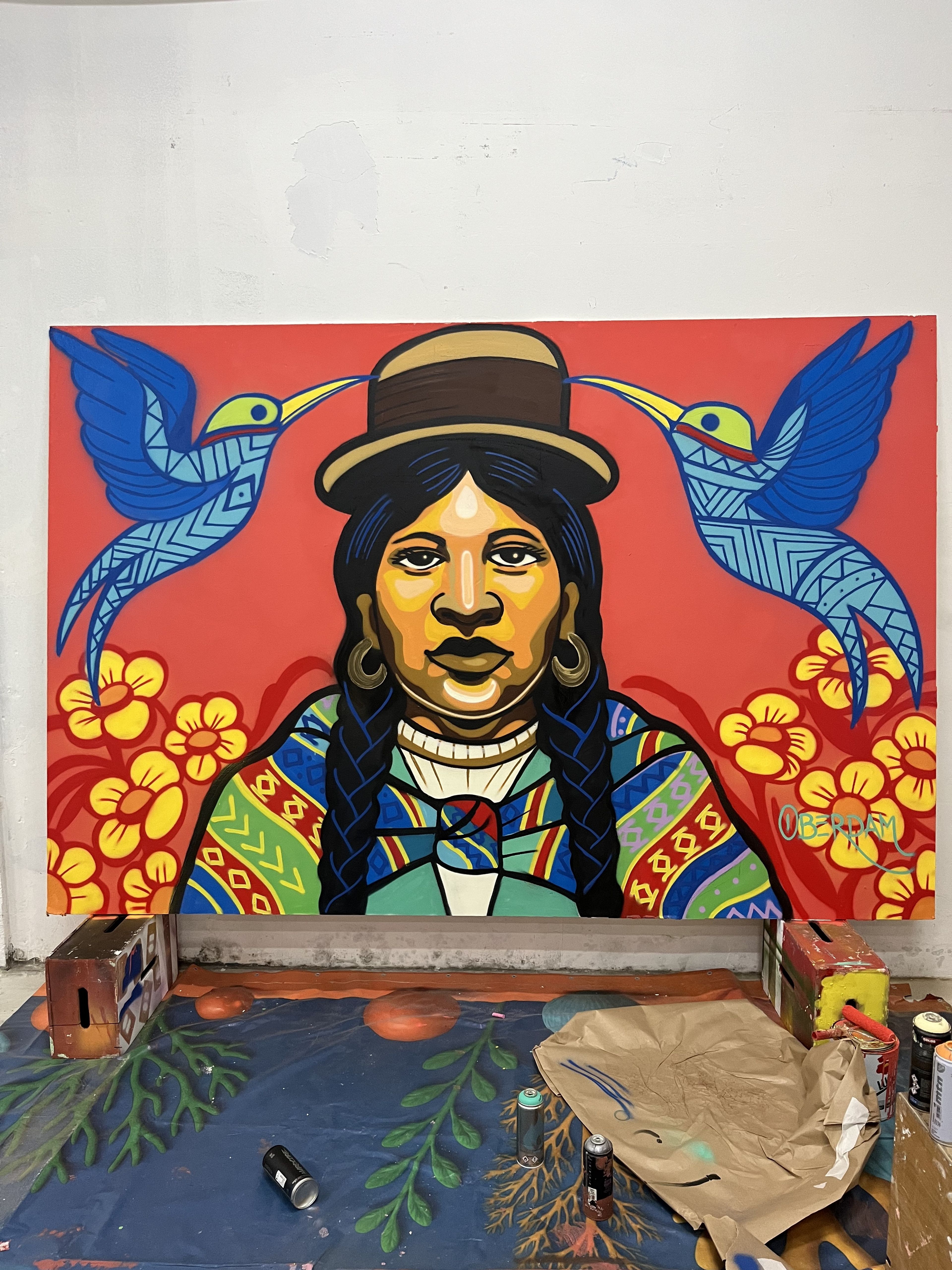 Mural Cultura Latina — mural por Oberdam Eltz