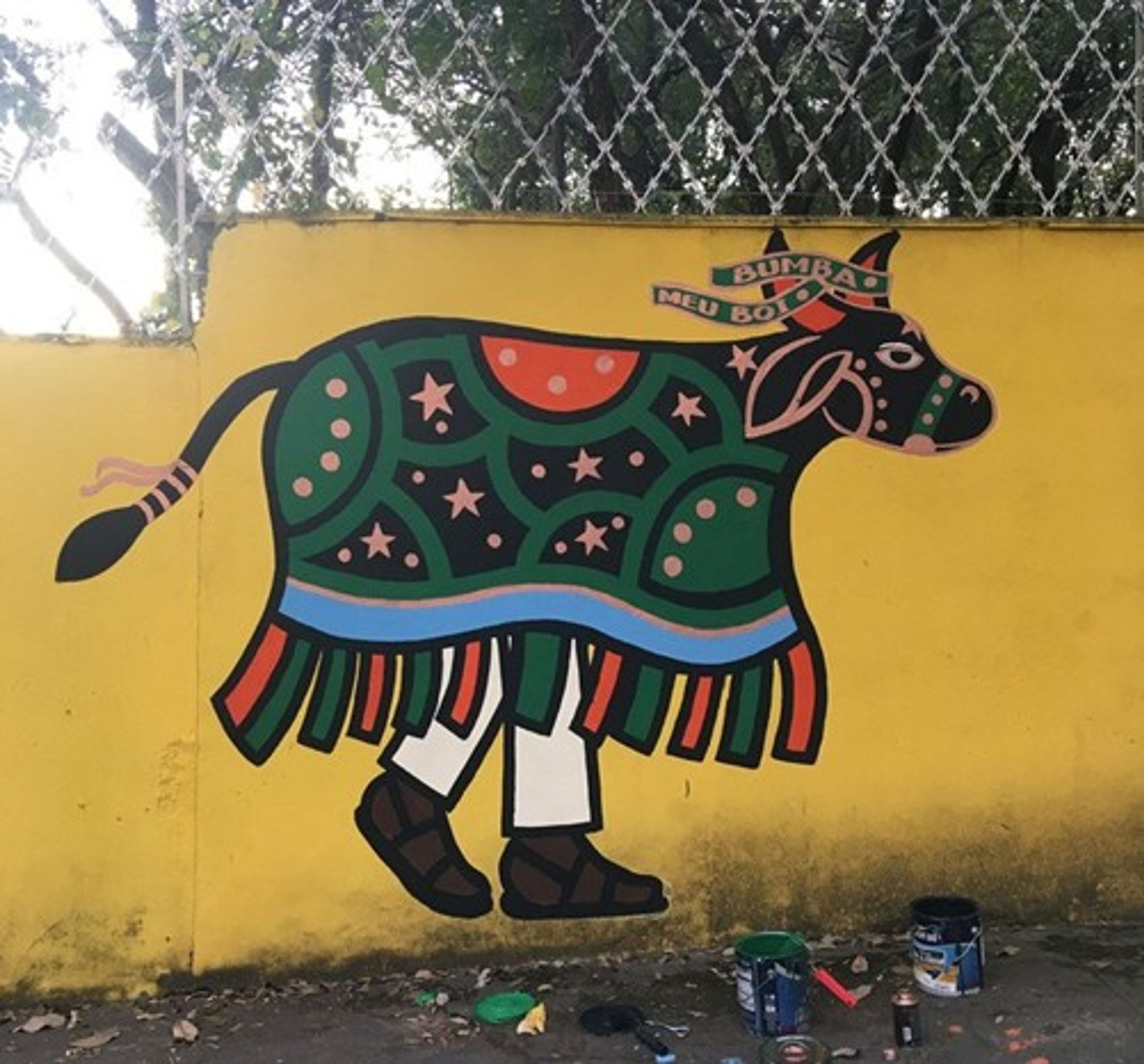 Mural Folclore — mural por Oberdam Eltz