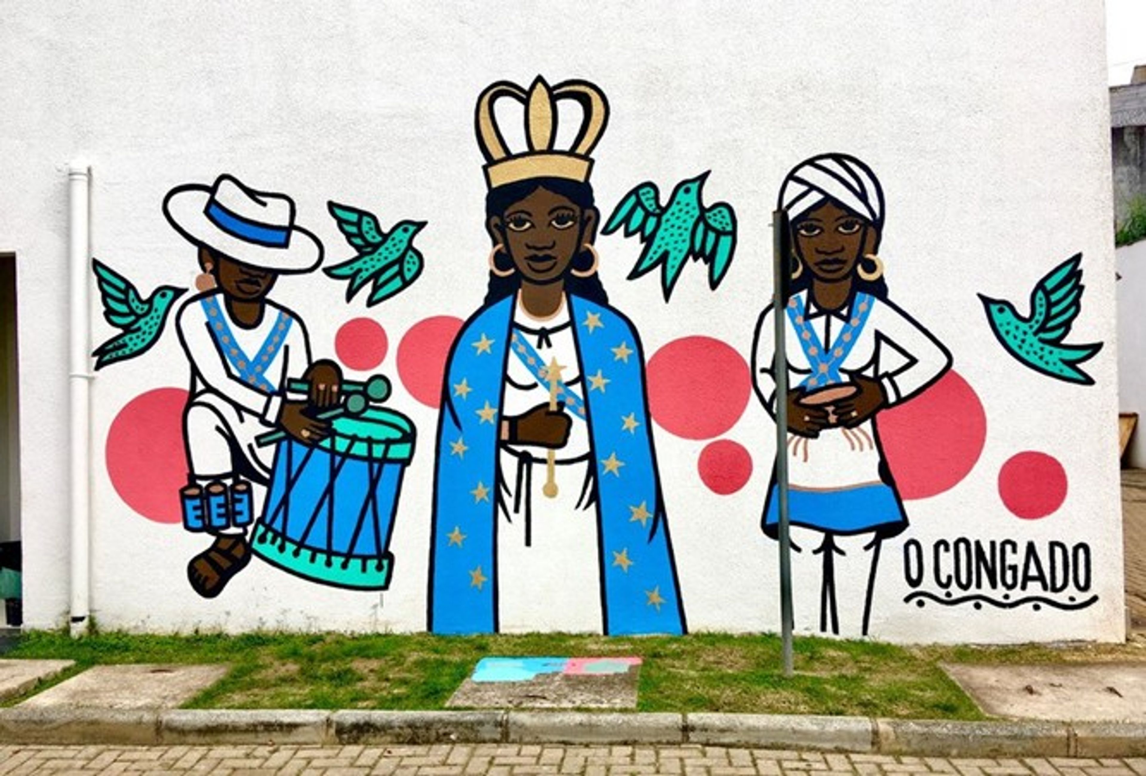 Mural Congado — mural por Oberdam Eltz