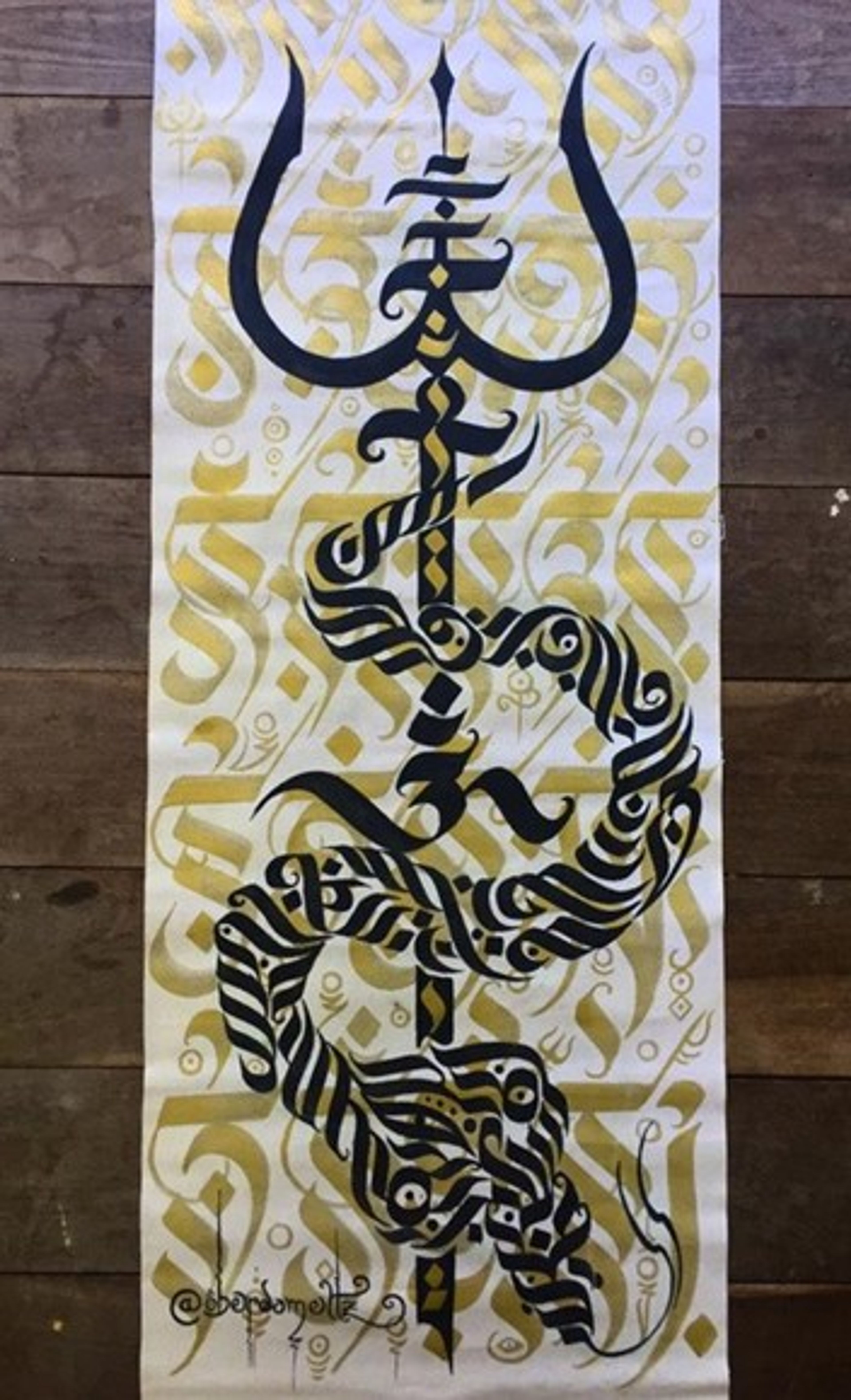 Lettering Tridente — lettering por Oberdam Eltz