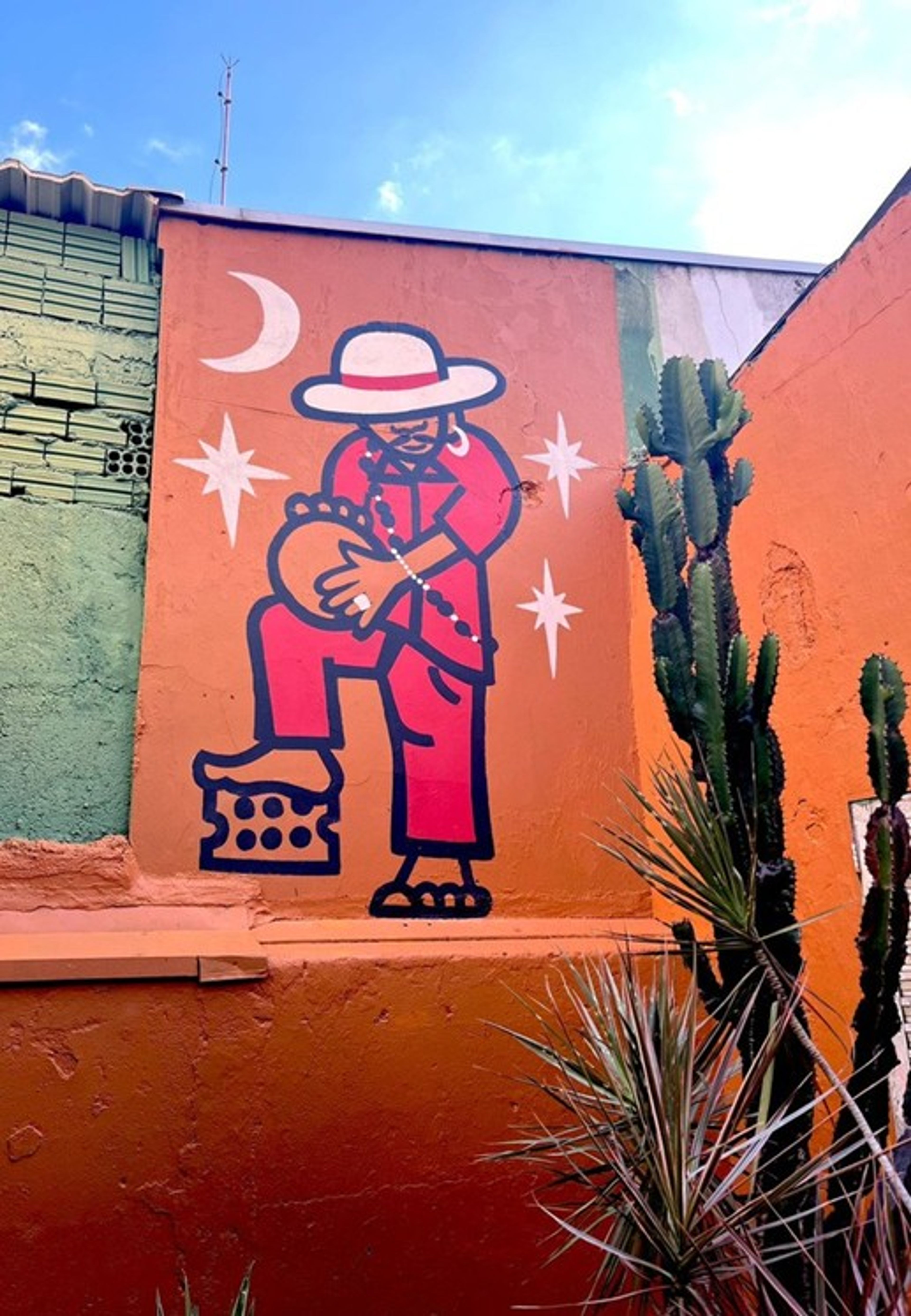Mural Sambista — mural por Oberdam Eltz