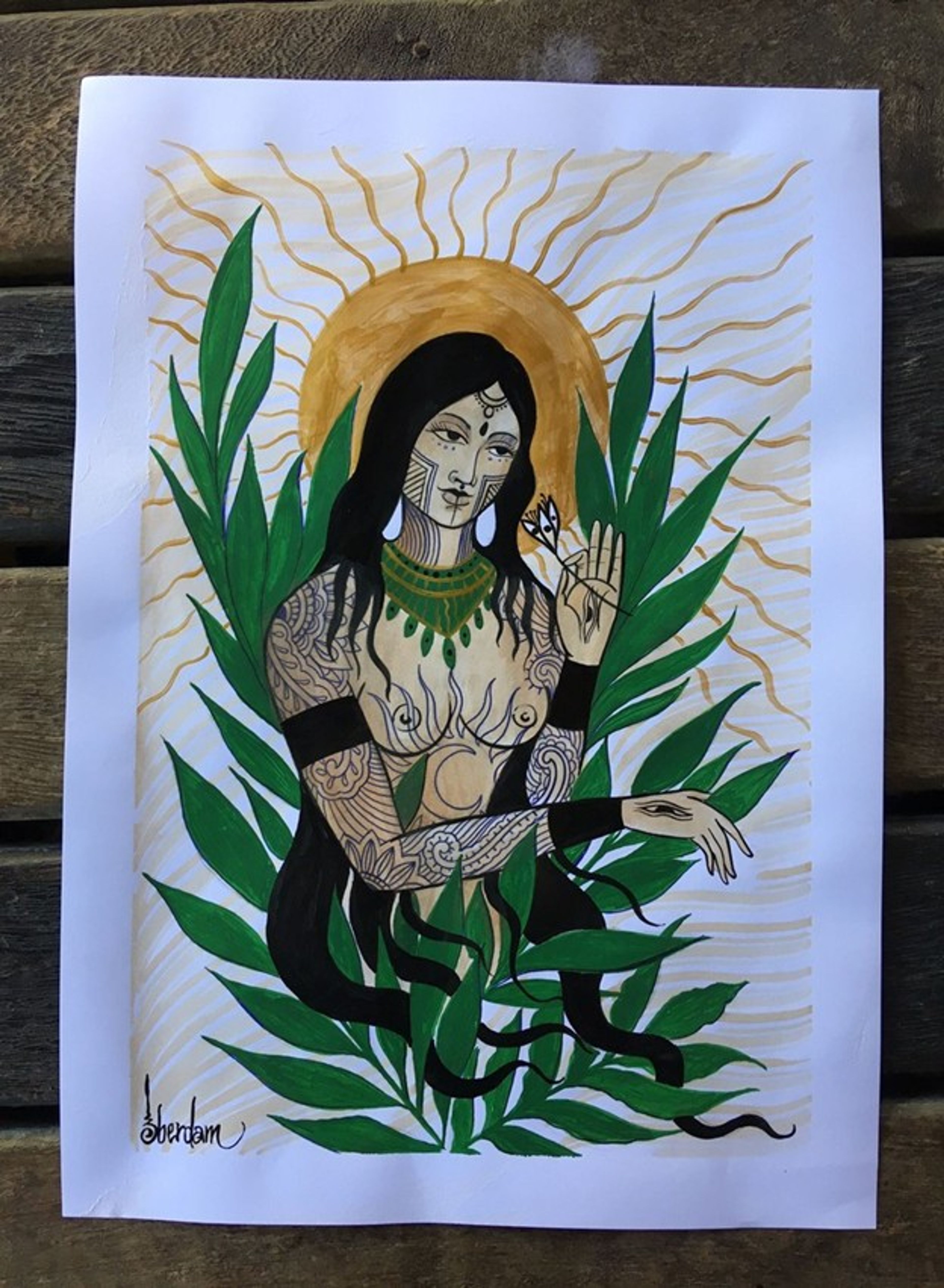 Mulher — pintura por Oberdam Eltz