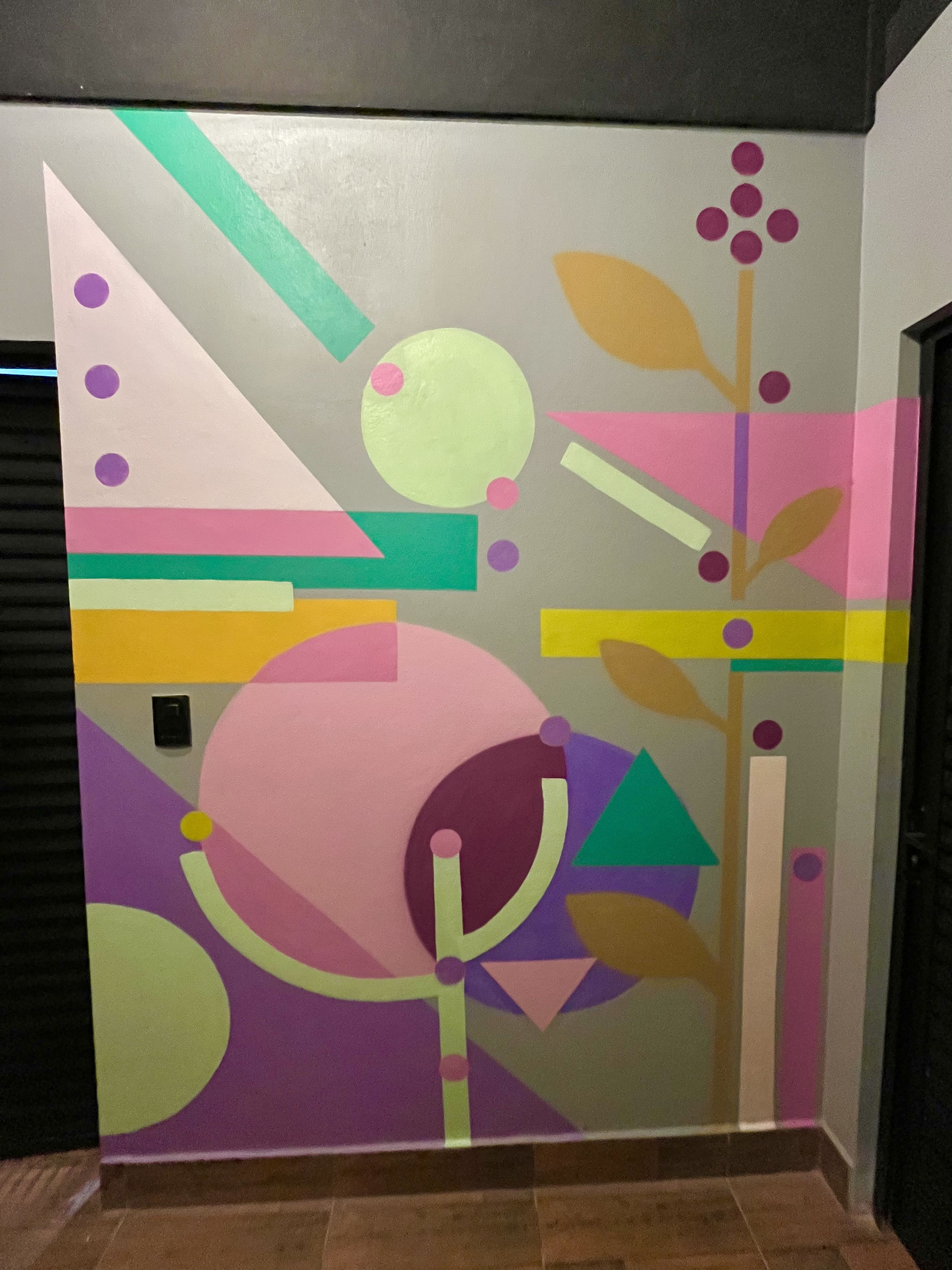 Parede Formas Geométricas — mural por Oberdam Eltz