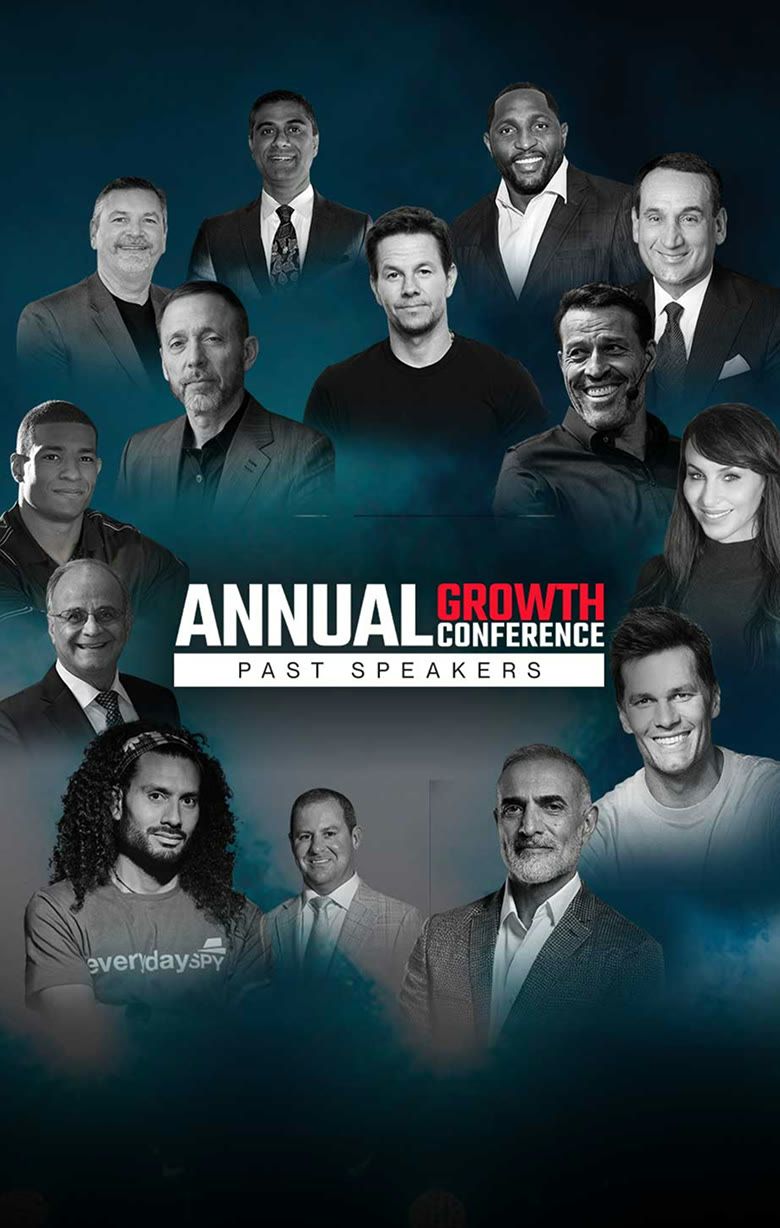 Past speakers of the Annual Growth Conference