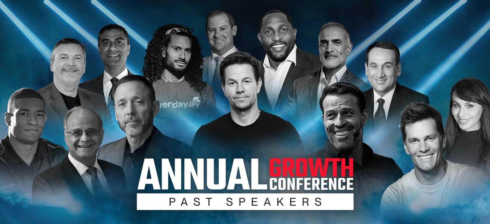 Past speakers of the Annual Growth Conference