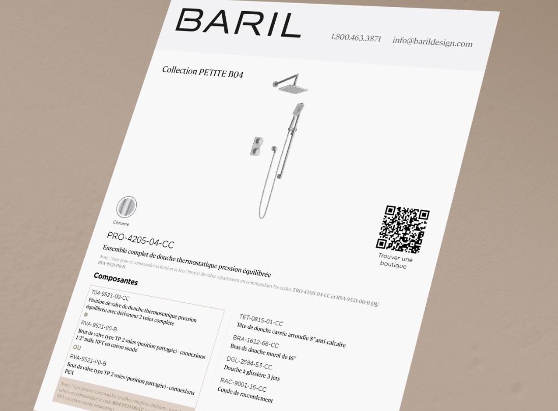 Product spec sheet generation