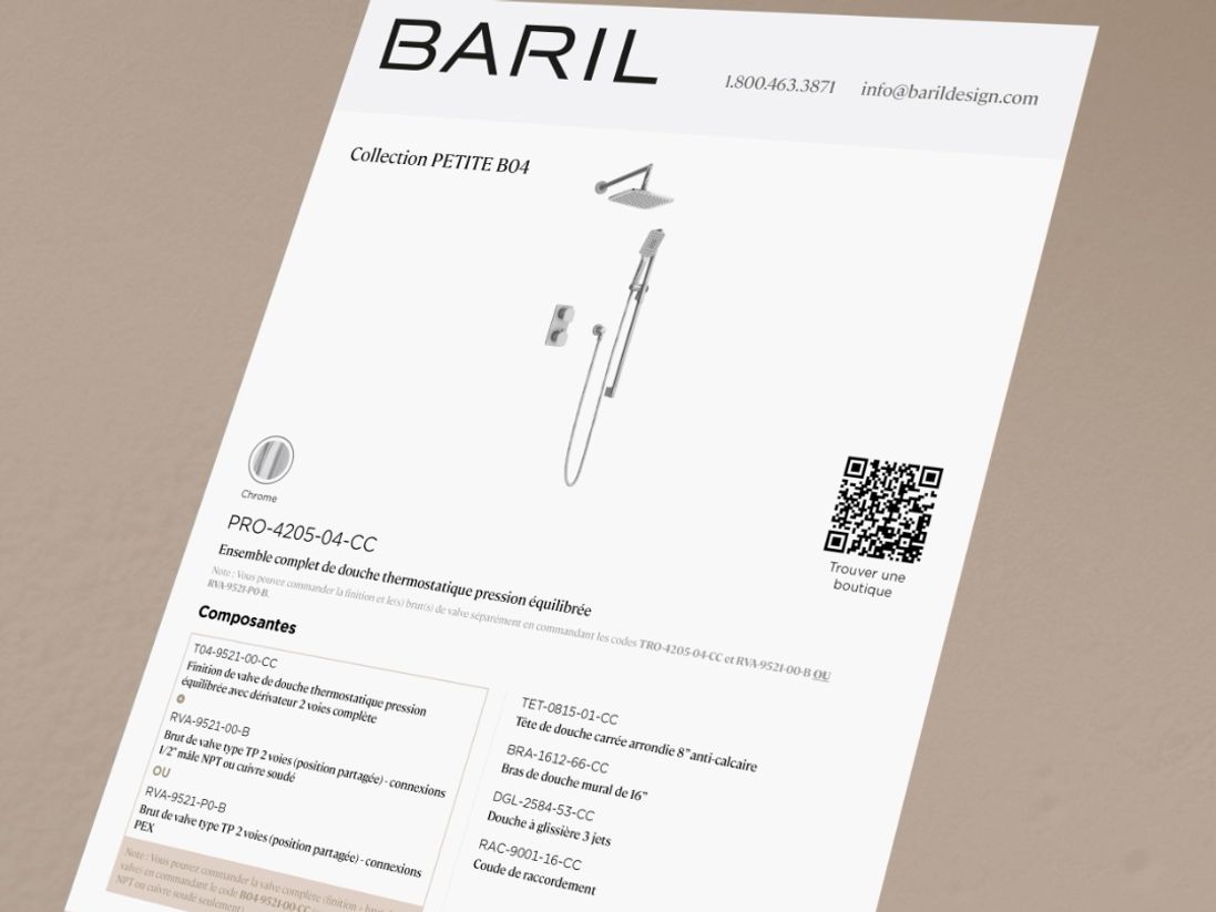 Product spec sheet generation