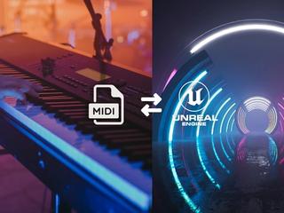 Exploration créative en connectant un signal MIDI à Unreal Engine