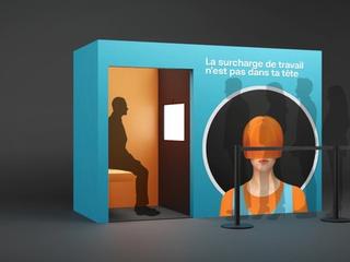 Un photobooth d'une application de réalité augmentée