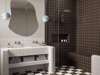 Salle de bain résidentielle - Rendu 3D