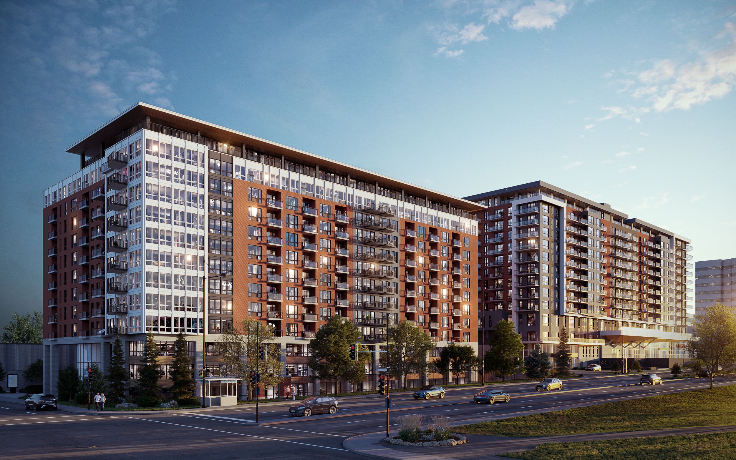 Développement immobilier rendu 3D