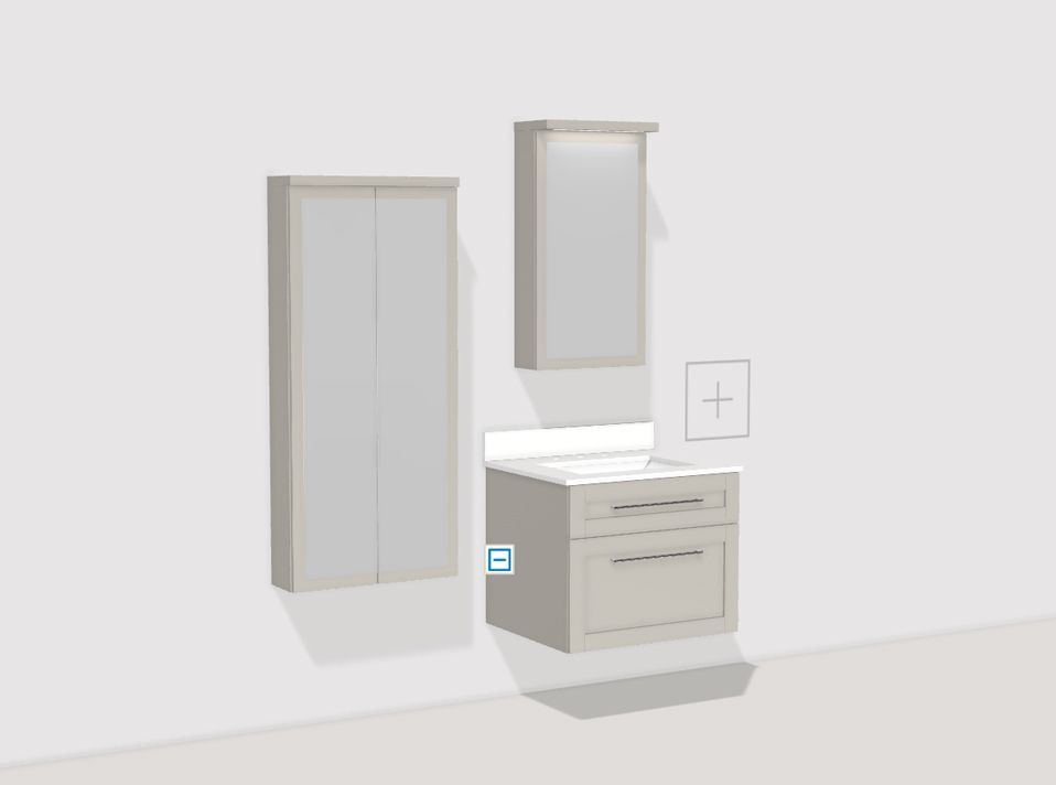 3D vanity configuration