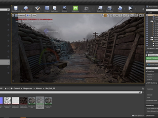 Screenshot of Unreal Engine