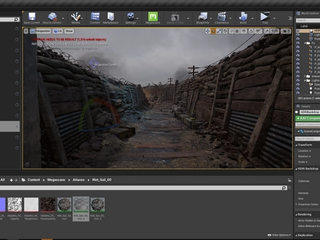 Capture d'écran de Unreal Engine