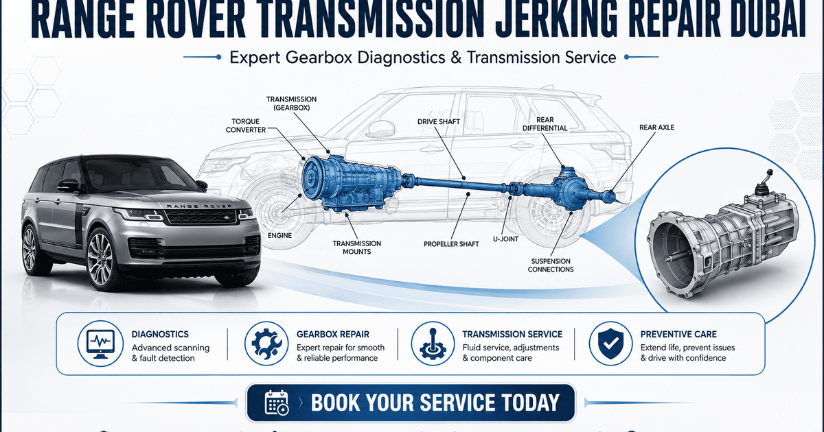 Range Rover Transmission Jerking Repair Dubai | Gearbox Repair
