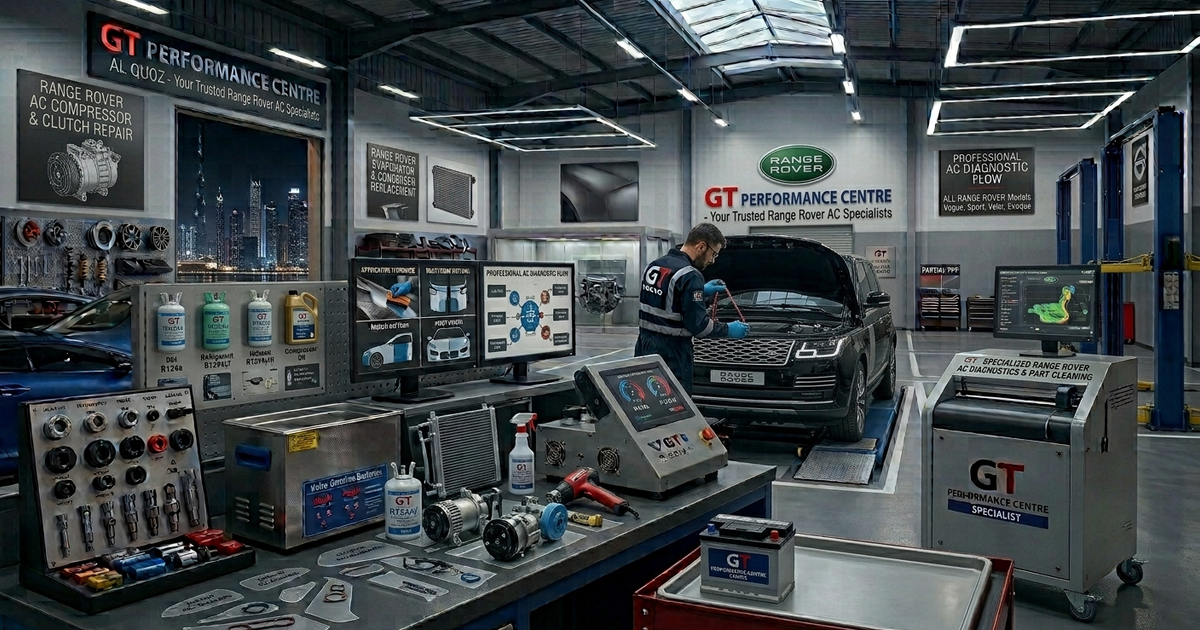Range Rover AC Repair Dubai | Range Rover Air Conditioning Service & AC Gas Refill