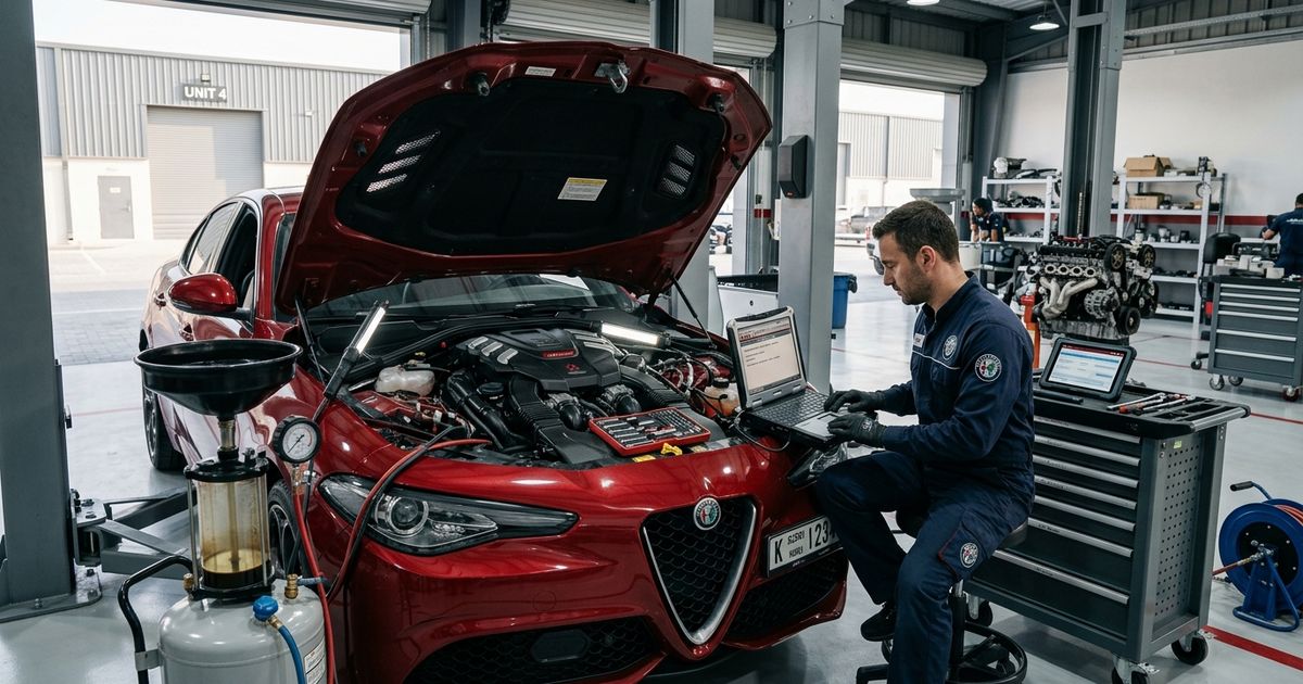 Alfa Romeo Engine Service Dubai | Repair, Diagnostics & Maintenance