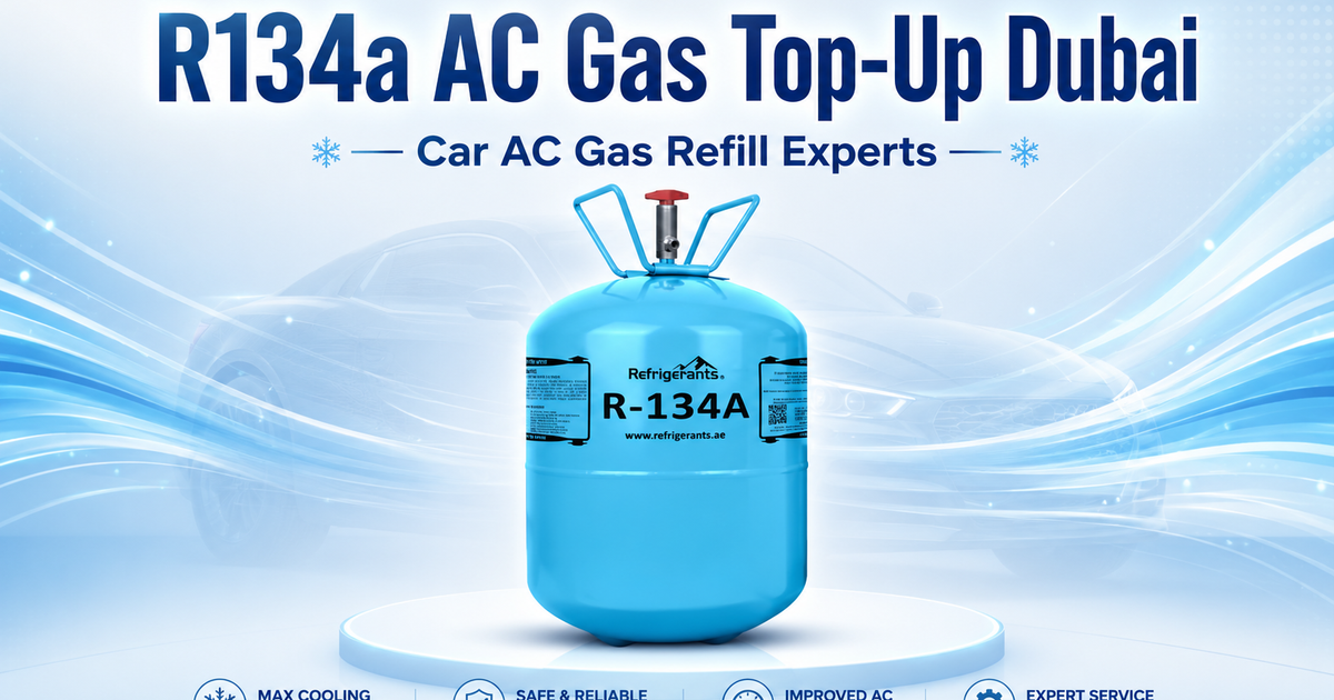 R134a AC Gas Top-Up Dubai | Car AC Gas Refill Experts