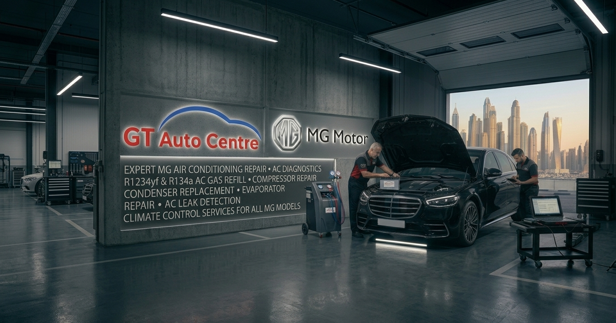 MG AC Repair Dubai | MG Car Air Conditioning Service & AC Gas Refill