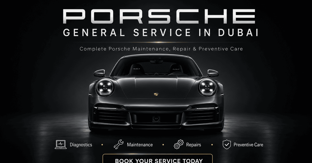 Porsche General Service Dubai | Porsche Maintenance, Oil Change & Repair