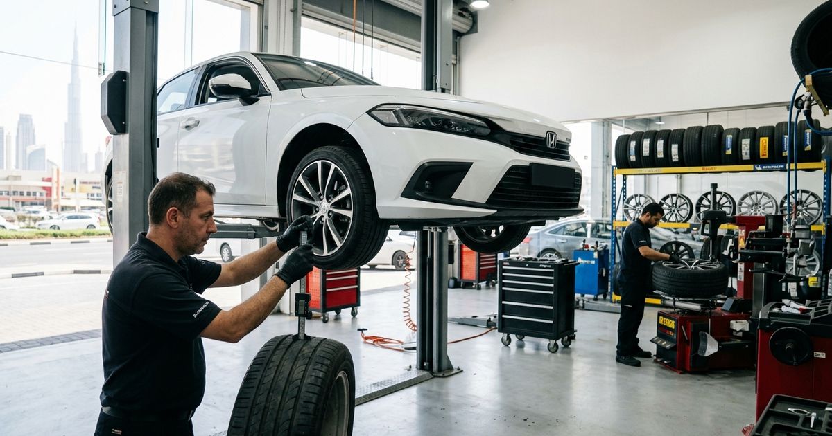 Honda Tyre Service Dubai | Tyre Repair & Replacement