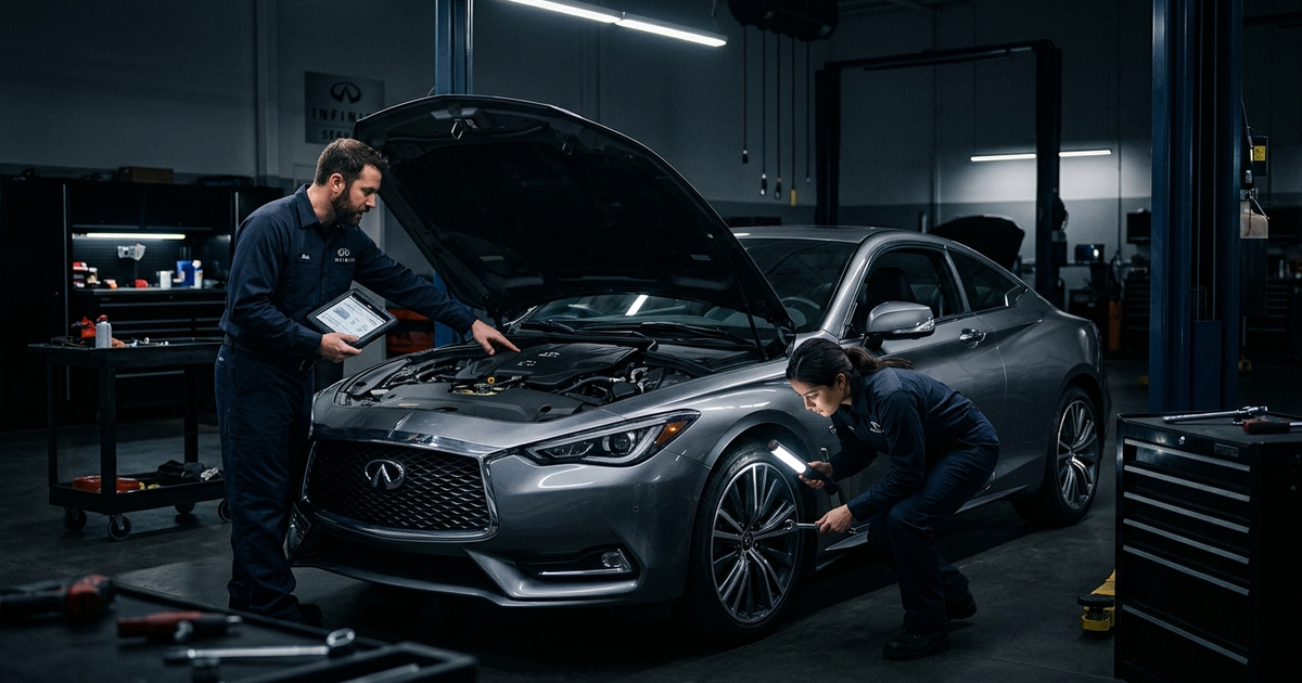 Infiniti General Service Dubai | Infiniti Maintenance, Oil Change & Repair