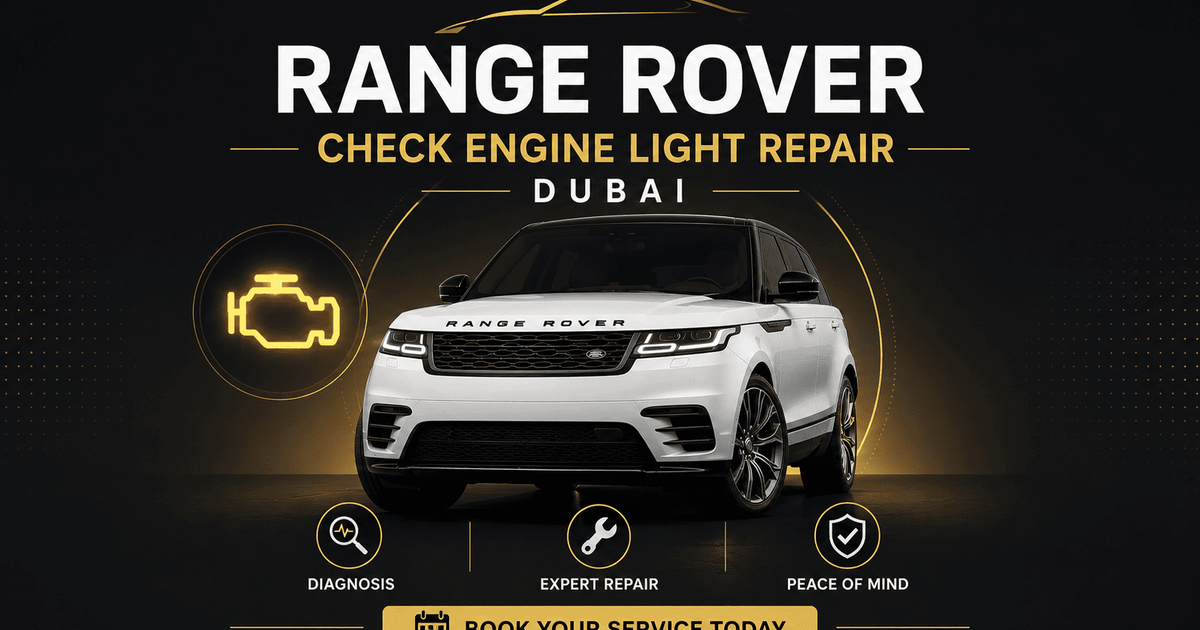 Range Rover Check Engine Light Repair Dubai | Engine Diagnostics