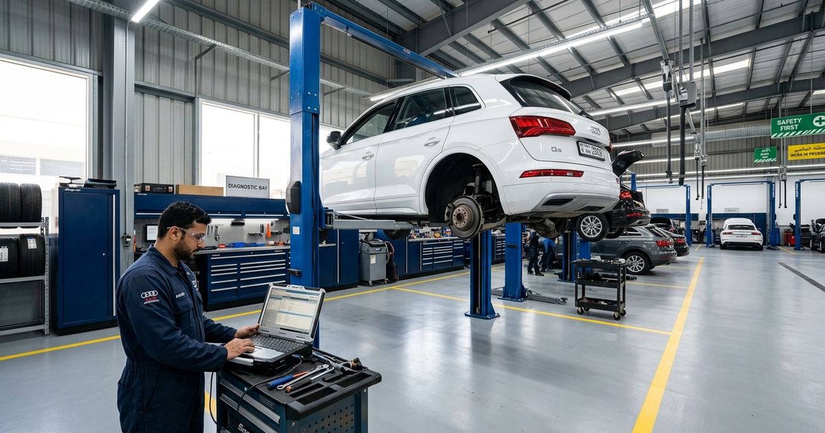 Audi Oil Leak Repair Dubai | A3, A4, A6, Q5 Causes