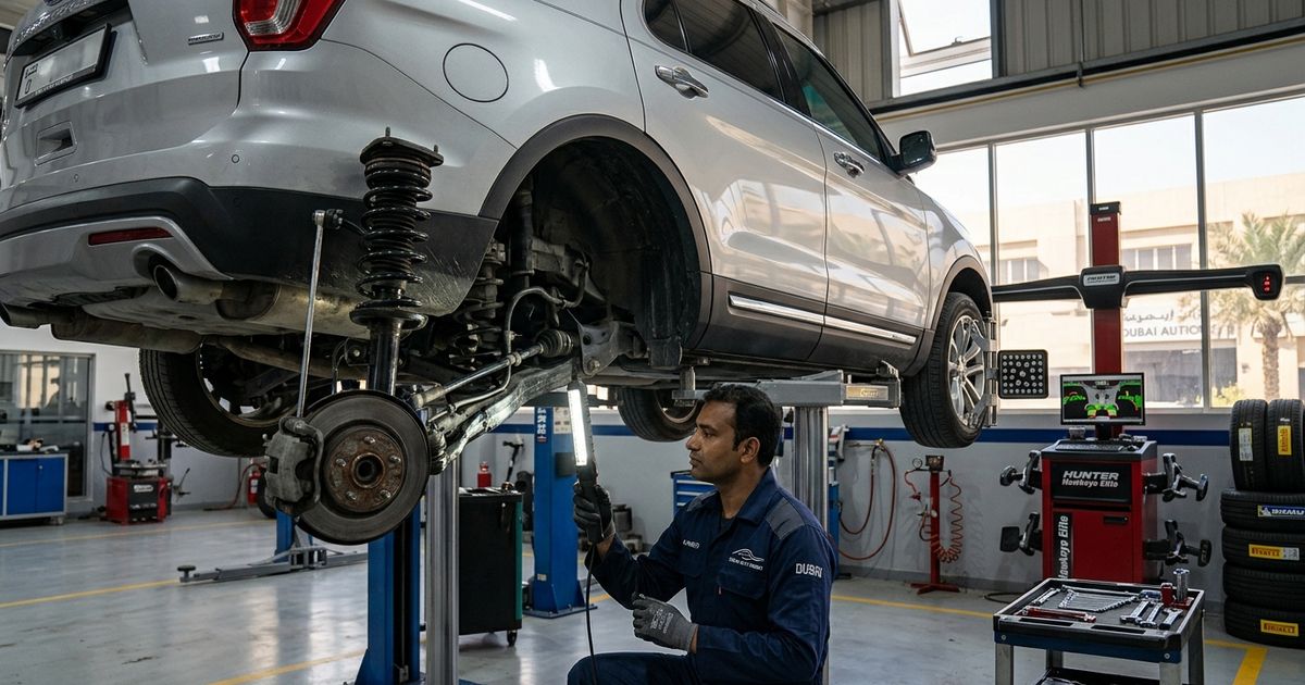 Ford Suspension Repair Dubai | Shock Absorbers, Alignment & Service