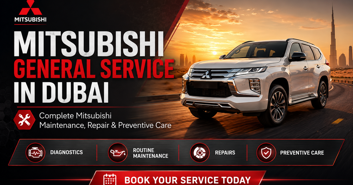 Mitsubishi General Service Dubai | Mitsubishi Maintenance, Oil Change & Repair