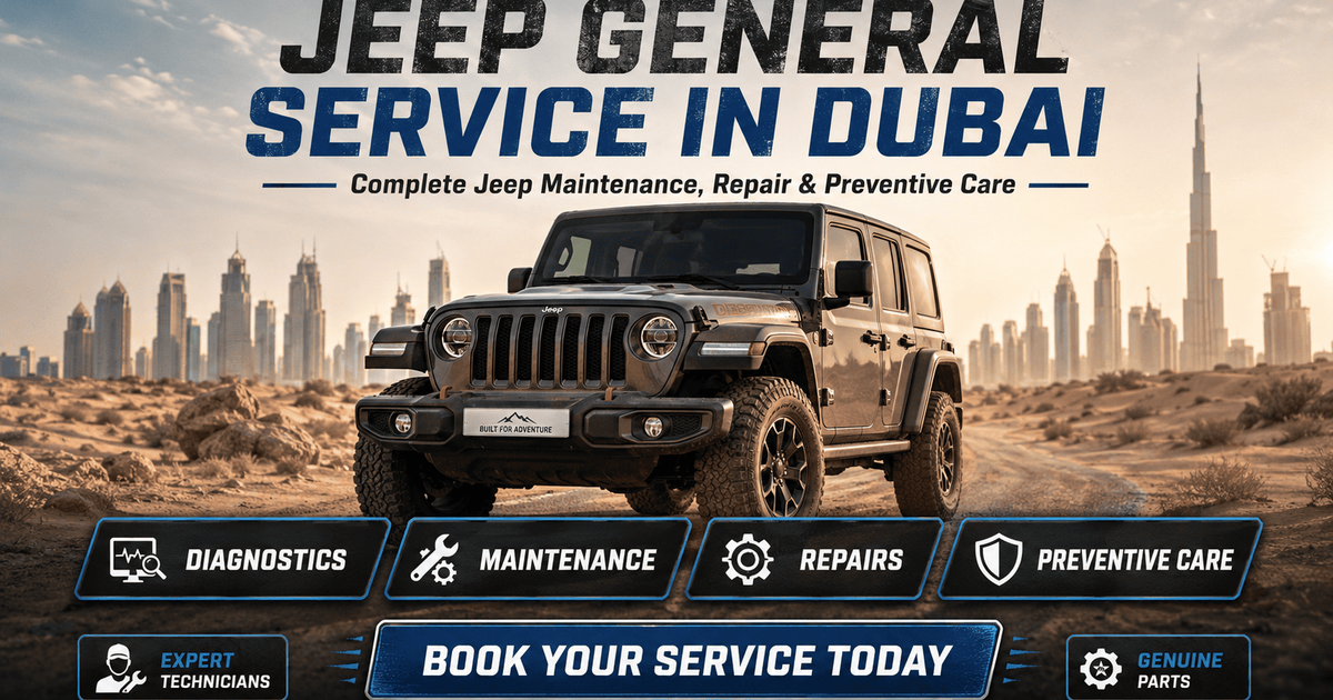 Jeep General Service Dubai | Jeep Maintenance, Oil Change & Repair