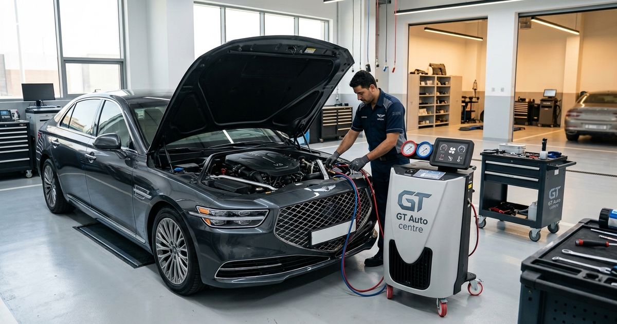 Genesis AC Repair Dubai | R1234yf Gas Recharge & AC Service